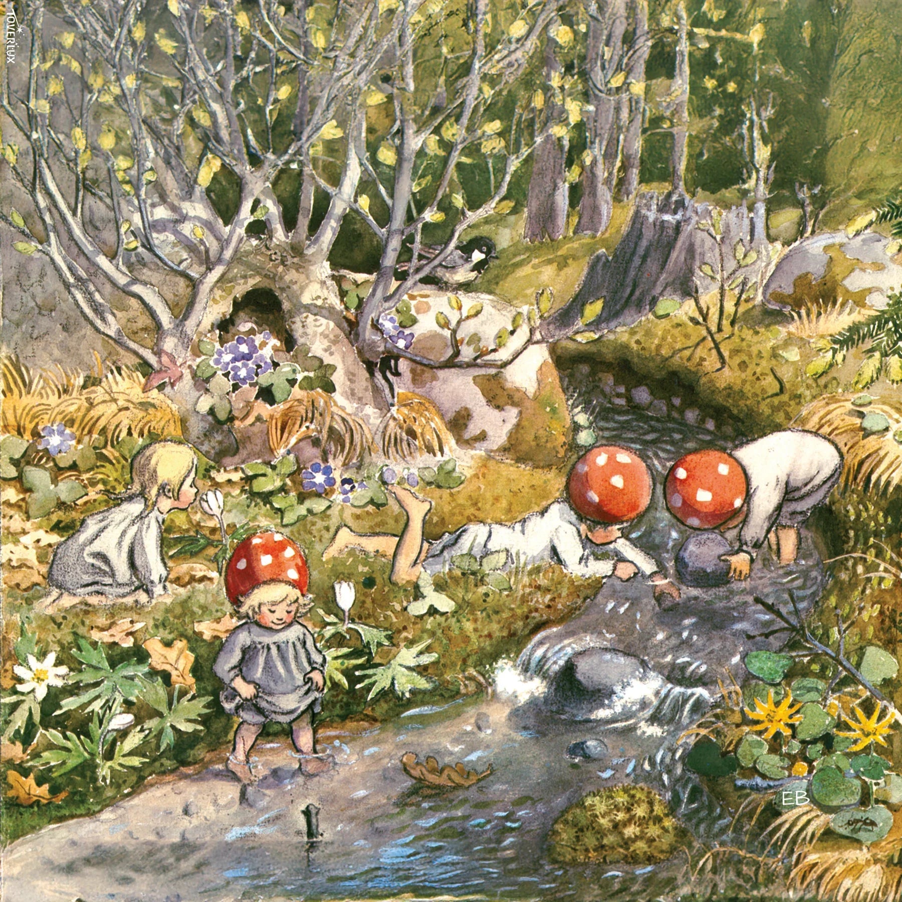 Silhouettes by Elsa Beskow