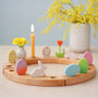 Grimm's Celebration Ring Figure - Easter Set Batik green | | Grimm's Spiel and Holz | Little Acorn to Mighty Oaks
