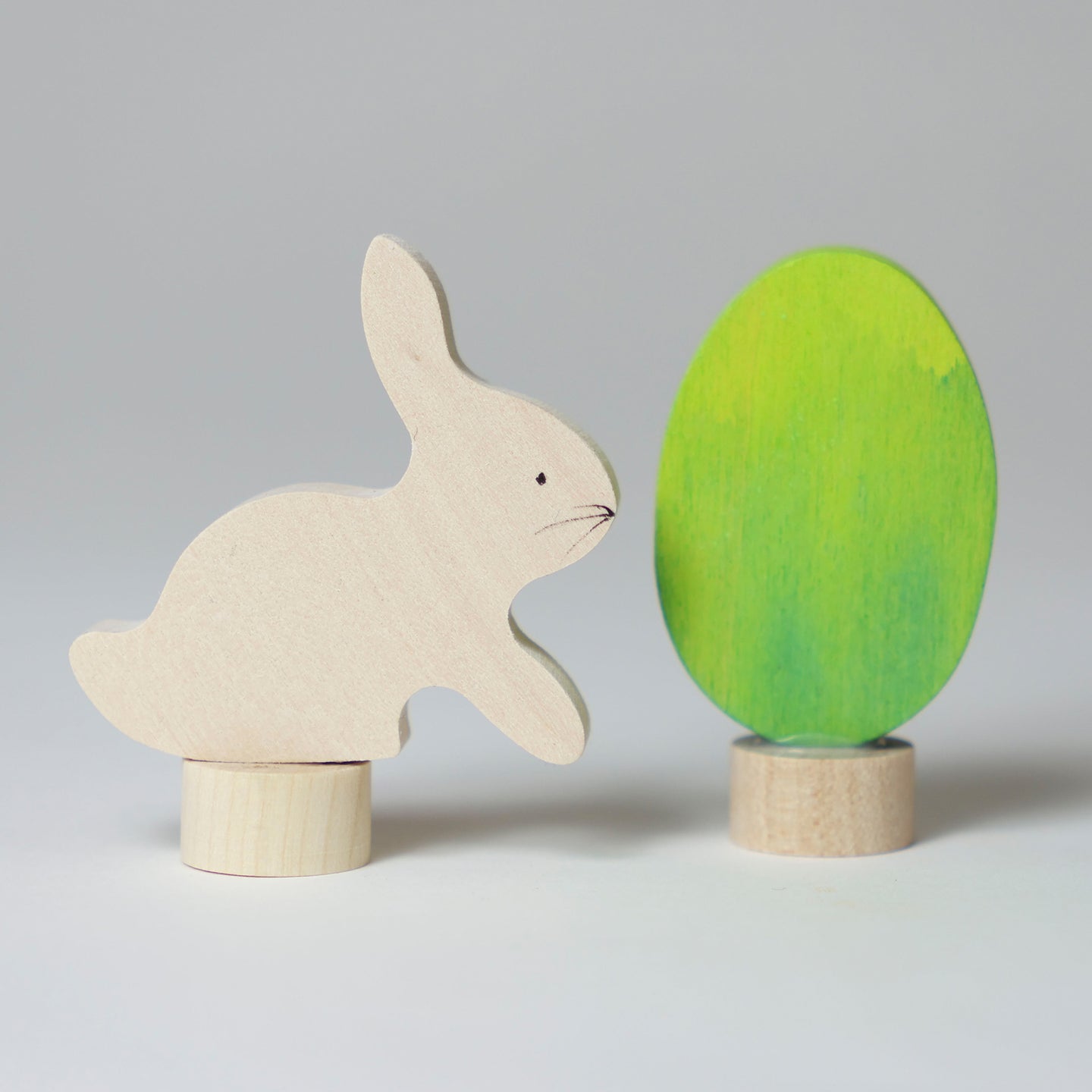 Grimm's Celebration Ring Figure - Easter Set Batik green | | Grimm's Spiel and Holz | Little Acorn to Mighty Oaks