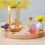 Grimm's Celebration Ring Figure - Easter Set Batik orange | | Grimm's Spiel and Holz | Little Acorn to Mighty Oaks