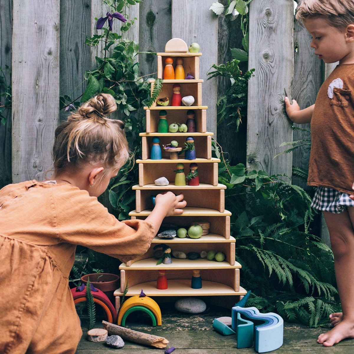 Grimm's Semi Circles - Natural | | Grimm's Spiel and Holz | Little Acorn to Mighty Oaks