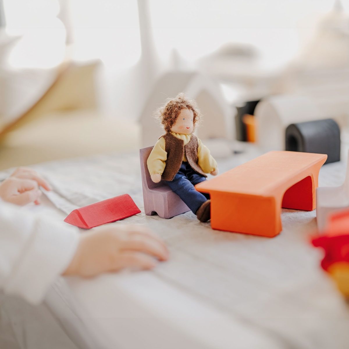 Grimm's Bauhaus/Mobile Home - Pink/Orange | | Grimm's Spiel and Holz | Little Acorn to Mighty Oaks