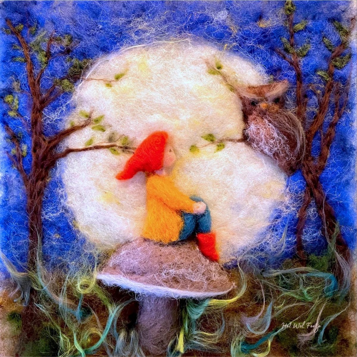 Het Wol Feetje - Full Moon Silhouette | Toy | Toverlux | Little Acorn to Mighty Oaks