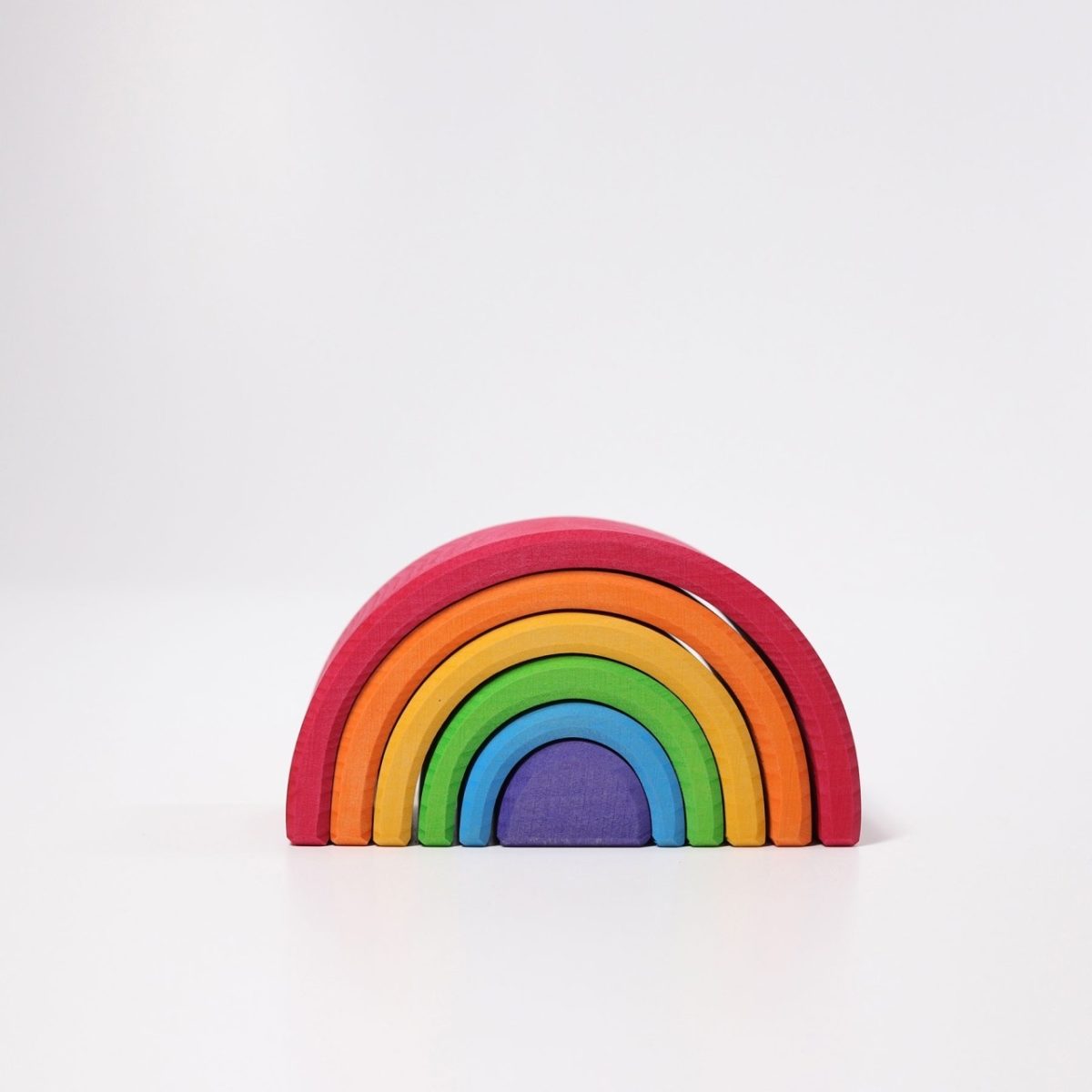 Grimm's Stacking Rainbow - Medium 6 Piece | | Grimm's Spiel and Holz | Little Acorn to Mighty Oaks