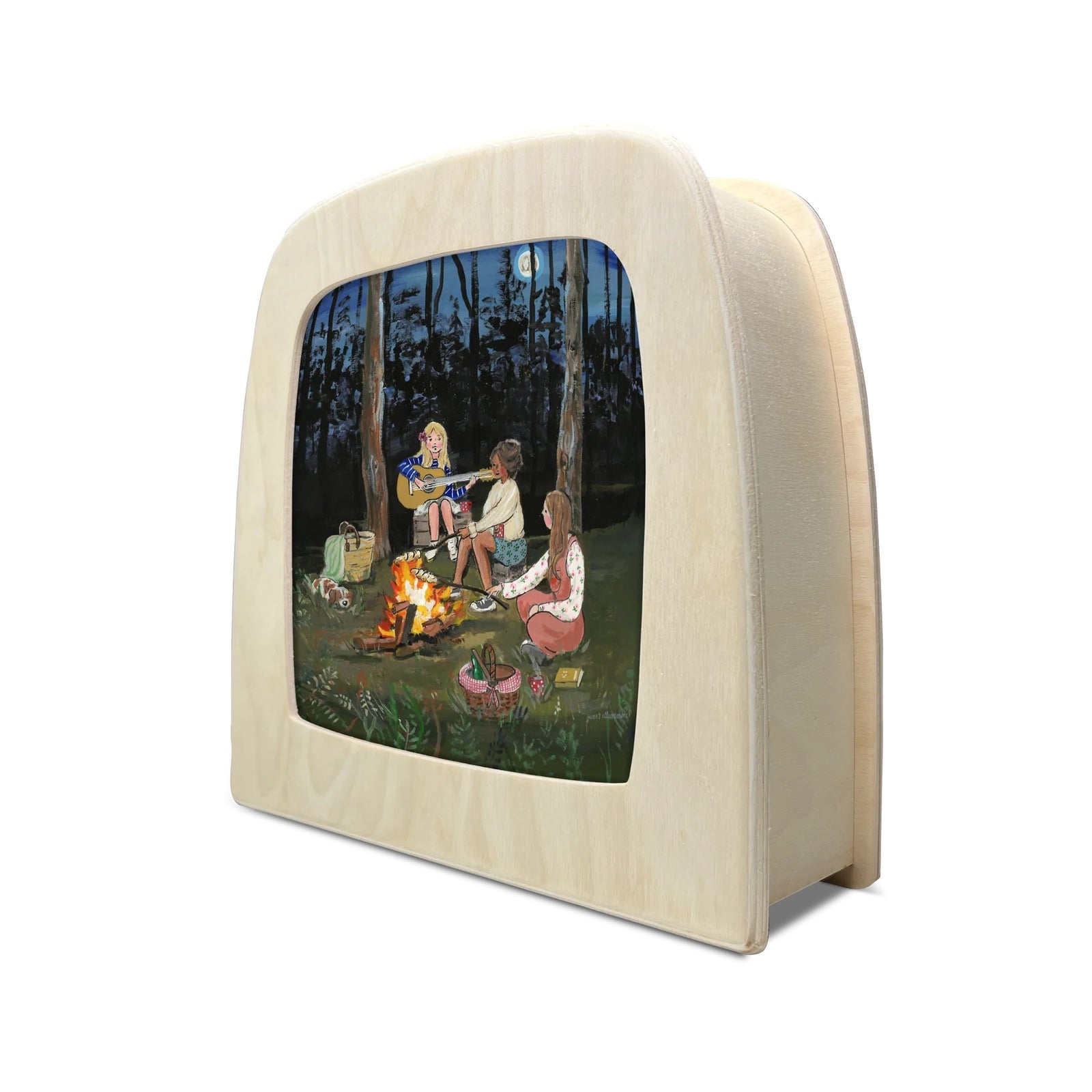 Gwen's Illustrations - Campfire Nights Silhouette | Toy | Toverlux | Little Acorn to Mighty Oaks