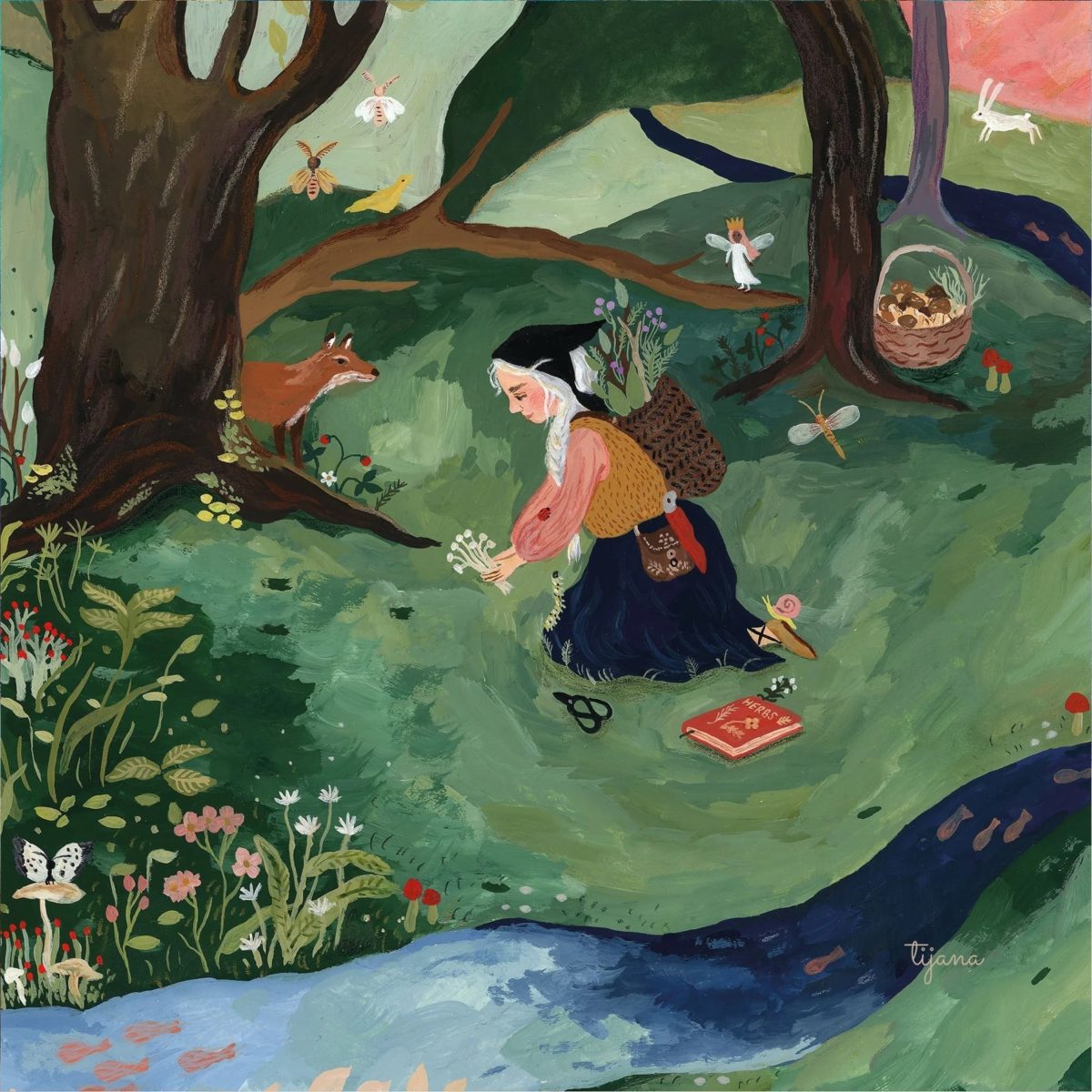 Tijana Draws - Foraging Silhouette | Toy | Toverlux | Little Acorn to Mighty Oaks