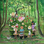 Gwen's Illustrations - Forest Tea Party Silhouette | Toy | Toverlux | Little Acorn to Mighty Oaks