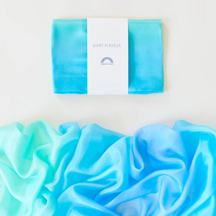 Sarah's Silks - Silk Scape - Sea - 107 x 35 inches | | Sarah's Silks | Little Acorn to Mighty Oaks