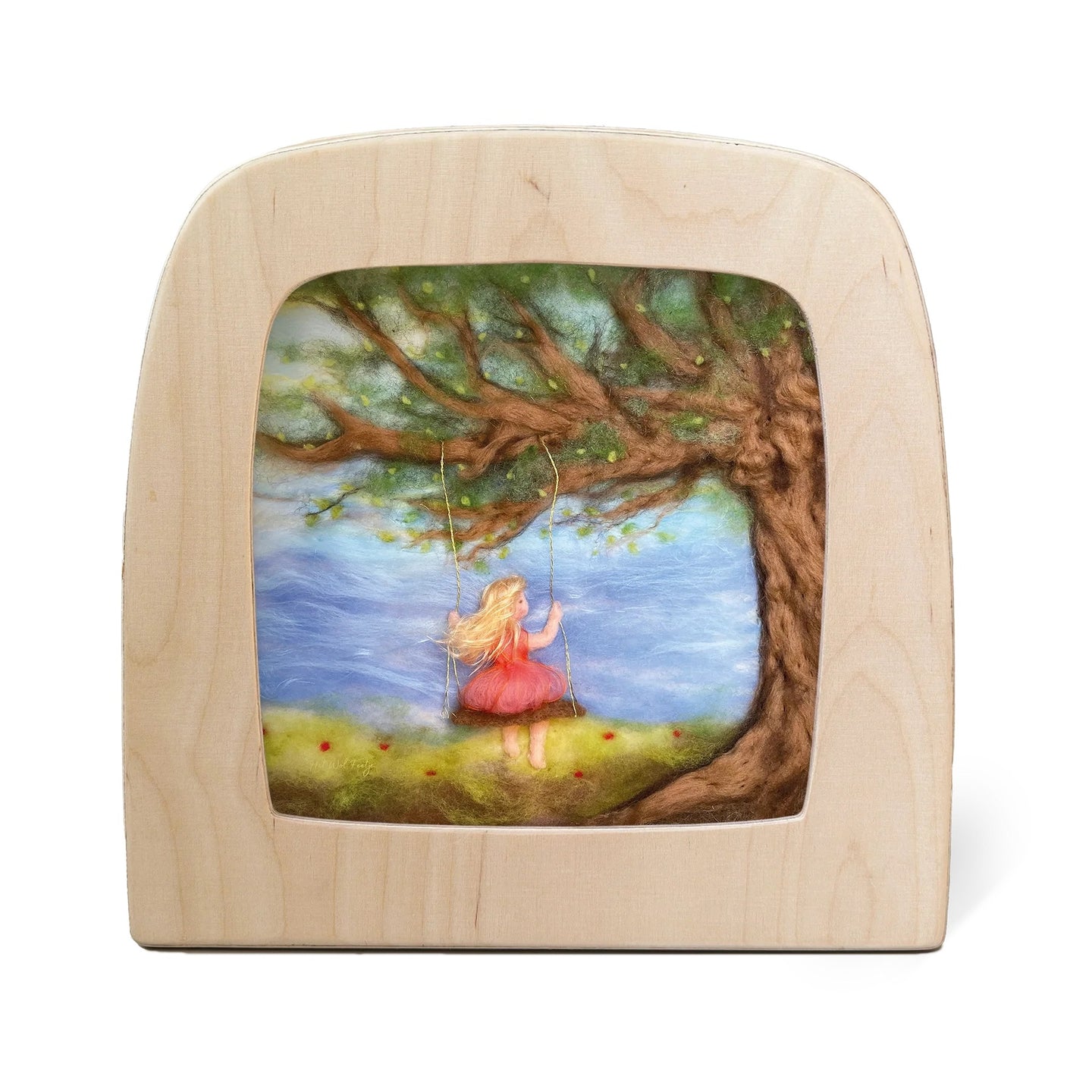 Het Wol Feetje - Girl on swing Silhouette | Toy | Toverlux | Little Acorn to Mighty Oaks