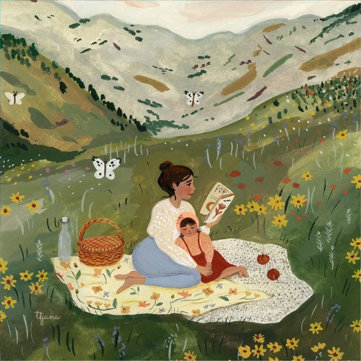 Tijana Draws - Picnic Silhouette | Toy | Toverlux | Little Acorn to Mighty Oaks