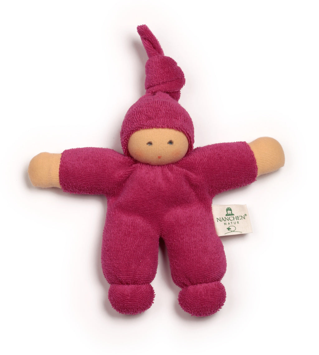 Nanchen Organic Waldorf Doll - Pimpel - Berry - 17cm | | Nanchen | Little Acorn to Mighty Oaks