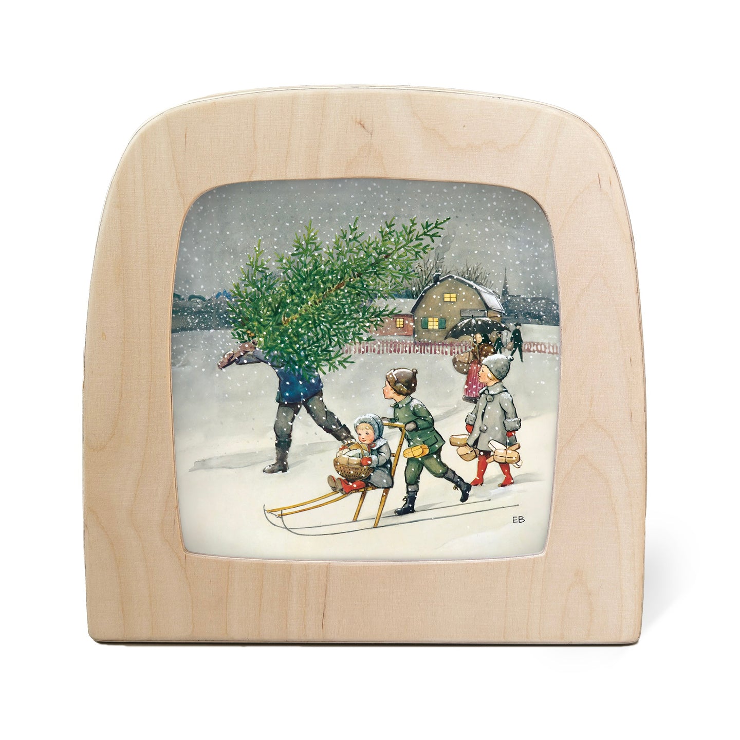 Elsa Beskow - Around the Year - December Silhouette | Toy | Toverlux | Little Acorn to Mighty Oaks