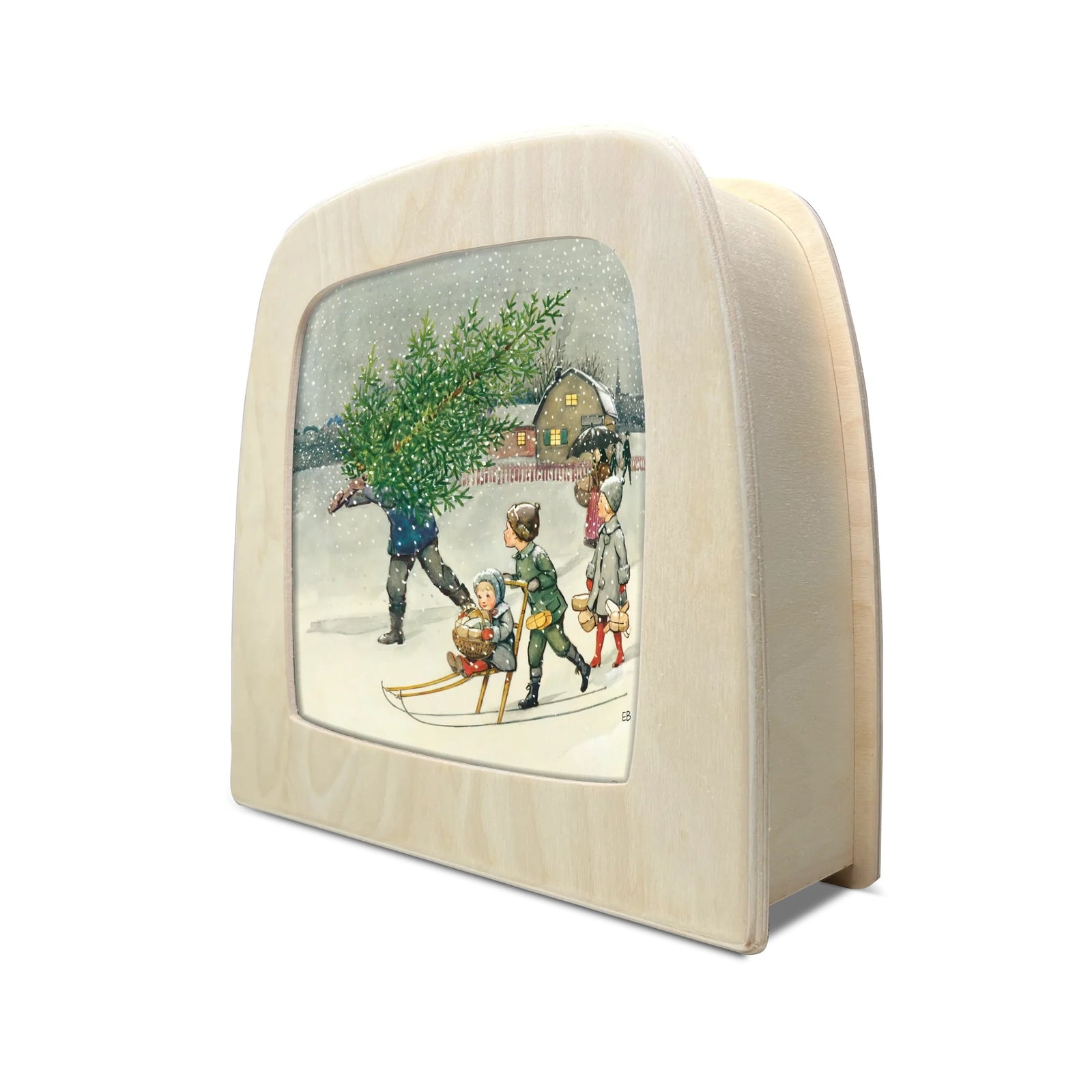 Elsa Beskow - Around the Year - December Silhouette | Toy | Toverlux | Little Acorn to Mighty Oaks