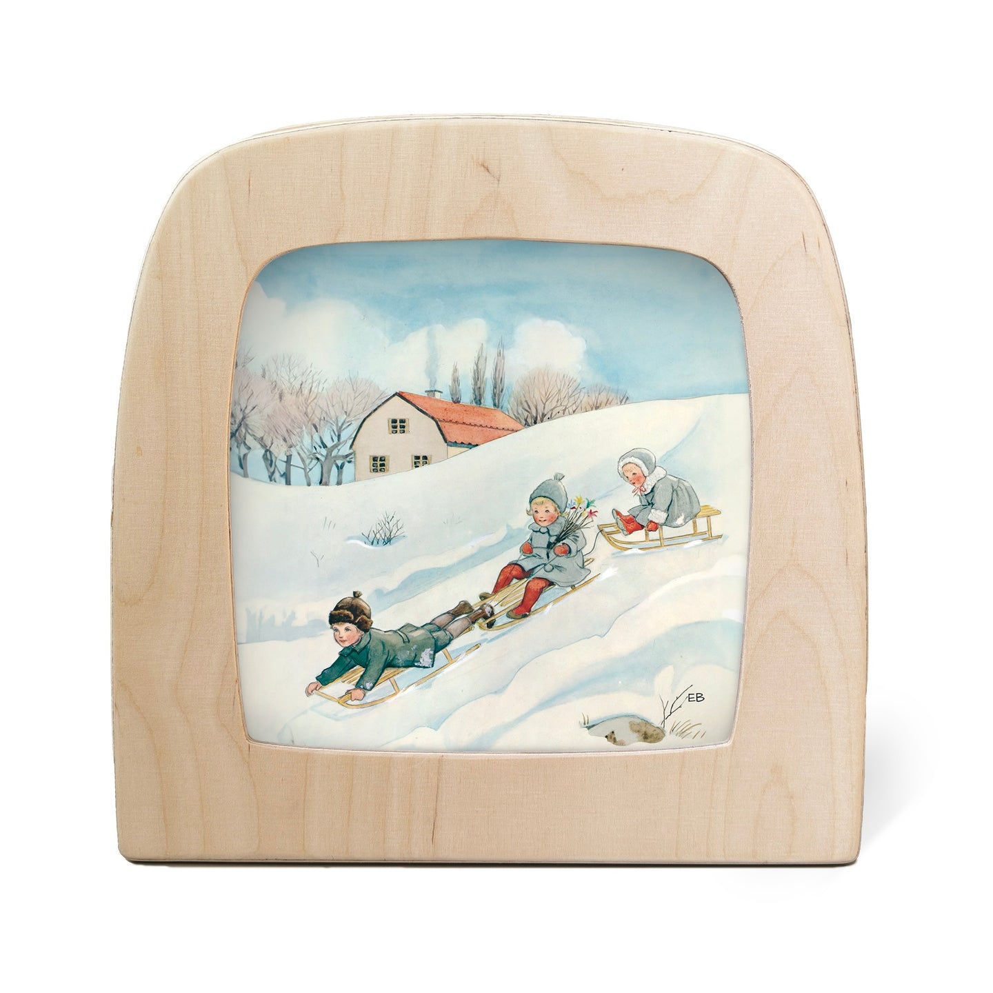Elsa Beskow - Around the Year - February Silhouette | Toy | Toverlux | Little Acorn to Mighty Oaks