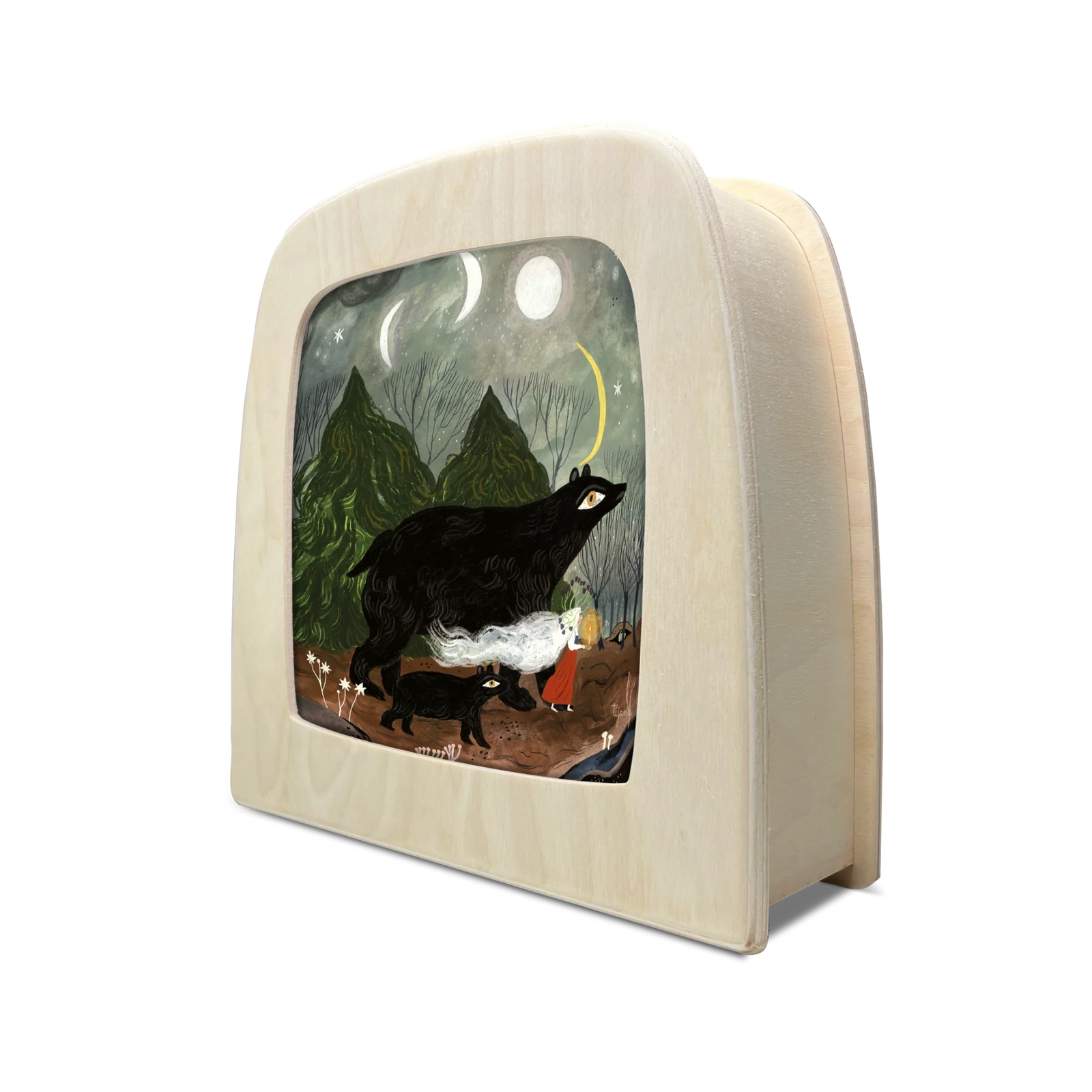 Tijana Draws - Black Bears Silhouette | Toy | Toverlux | Little Acorn to Mighty Oaks