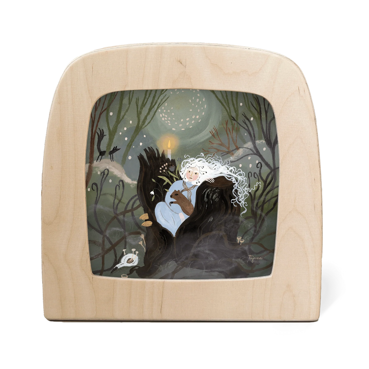 Tijana Draws - Forest Nymph Silhouette | Toy | Toverlux | Little Acorn to Mighty Oaks