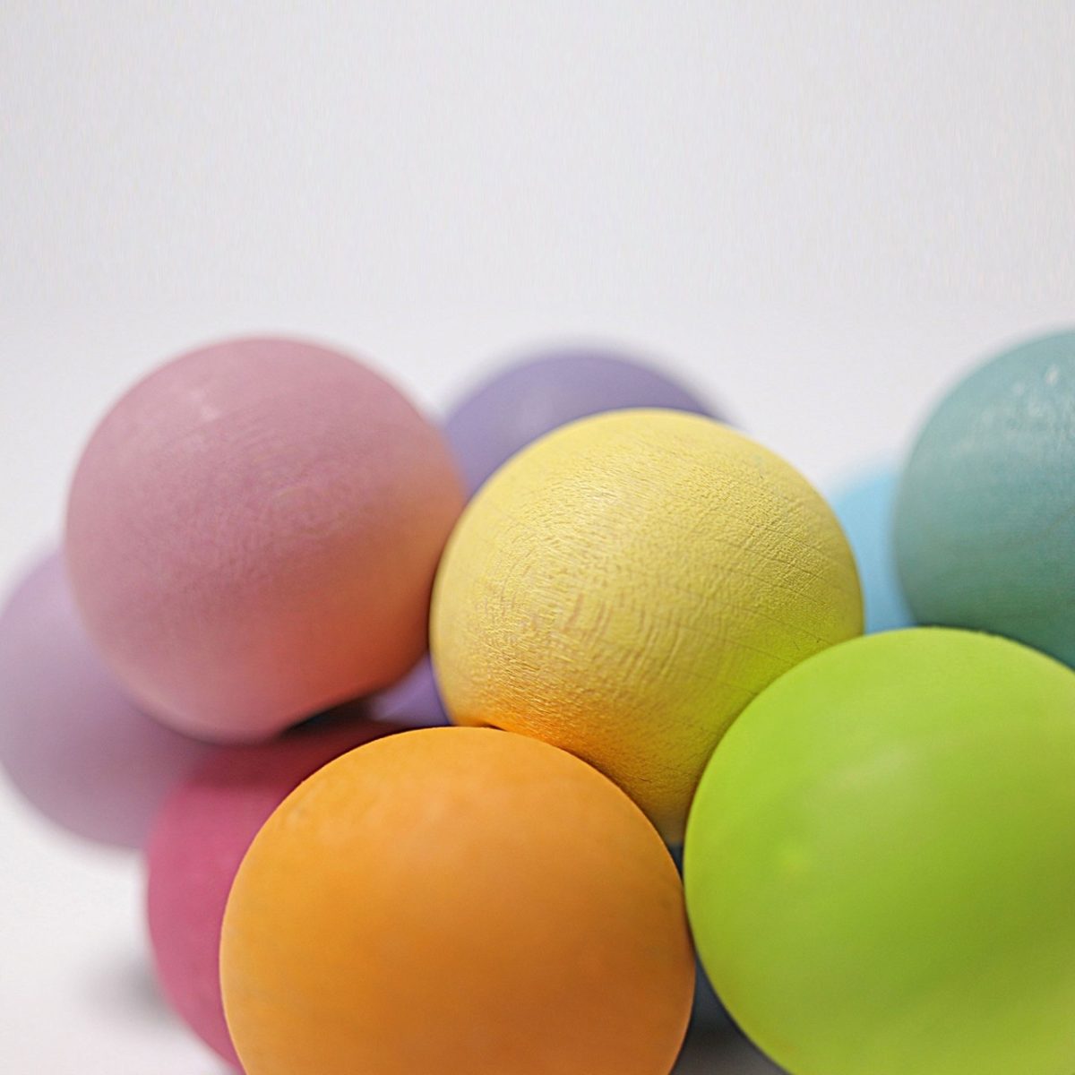 Grimm's Grasping Toy - Pastel Beads | | Grimm's Spiel and Holz | Little Acorn to Mighty Oaks