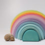 Grimm's 12 piece Rainbow - Pastel (2nd Quality) | | Grimm's Spiel and Holz | Little Acorn to Mighty Oaks