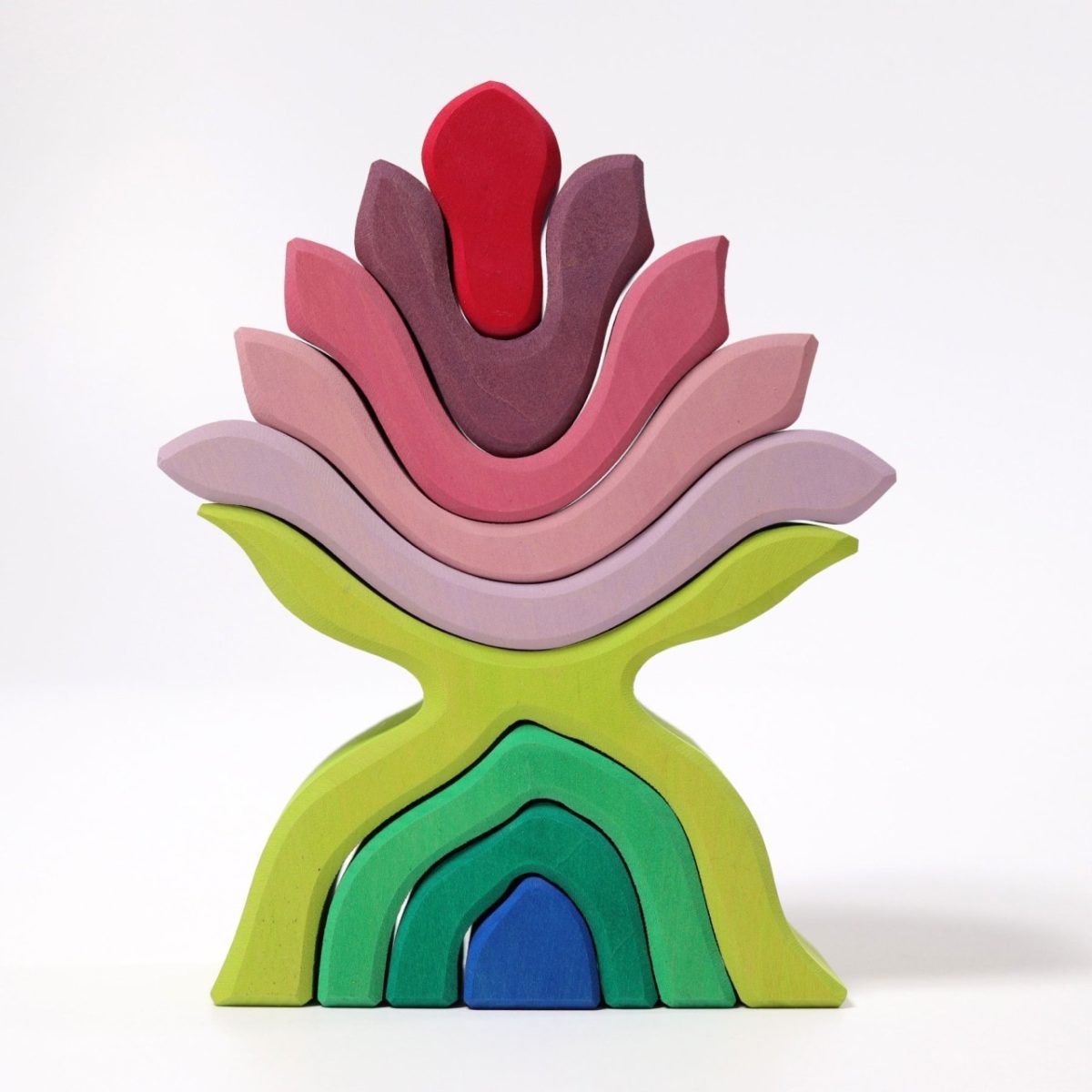 Grimm's Flower Stacker | | Grimm's Spiel and Holz | Little Acorn to Mighty Oaks