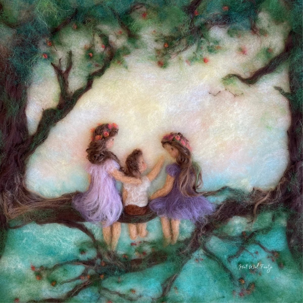 Het Wol Feetje - Big sisters little brother Silhouette | Toy | Toverlux | Little Acorn to Mighty Oaks