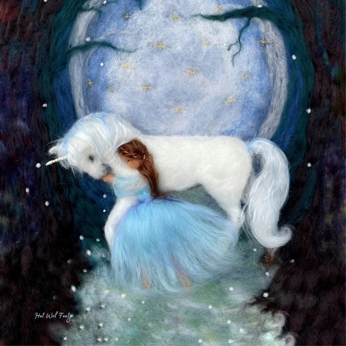 Het Wol Feetje - Unicorn Silhouette | Toy | Toverlux | Little Acorn to Mighty Oaks