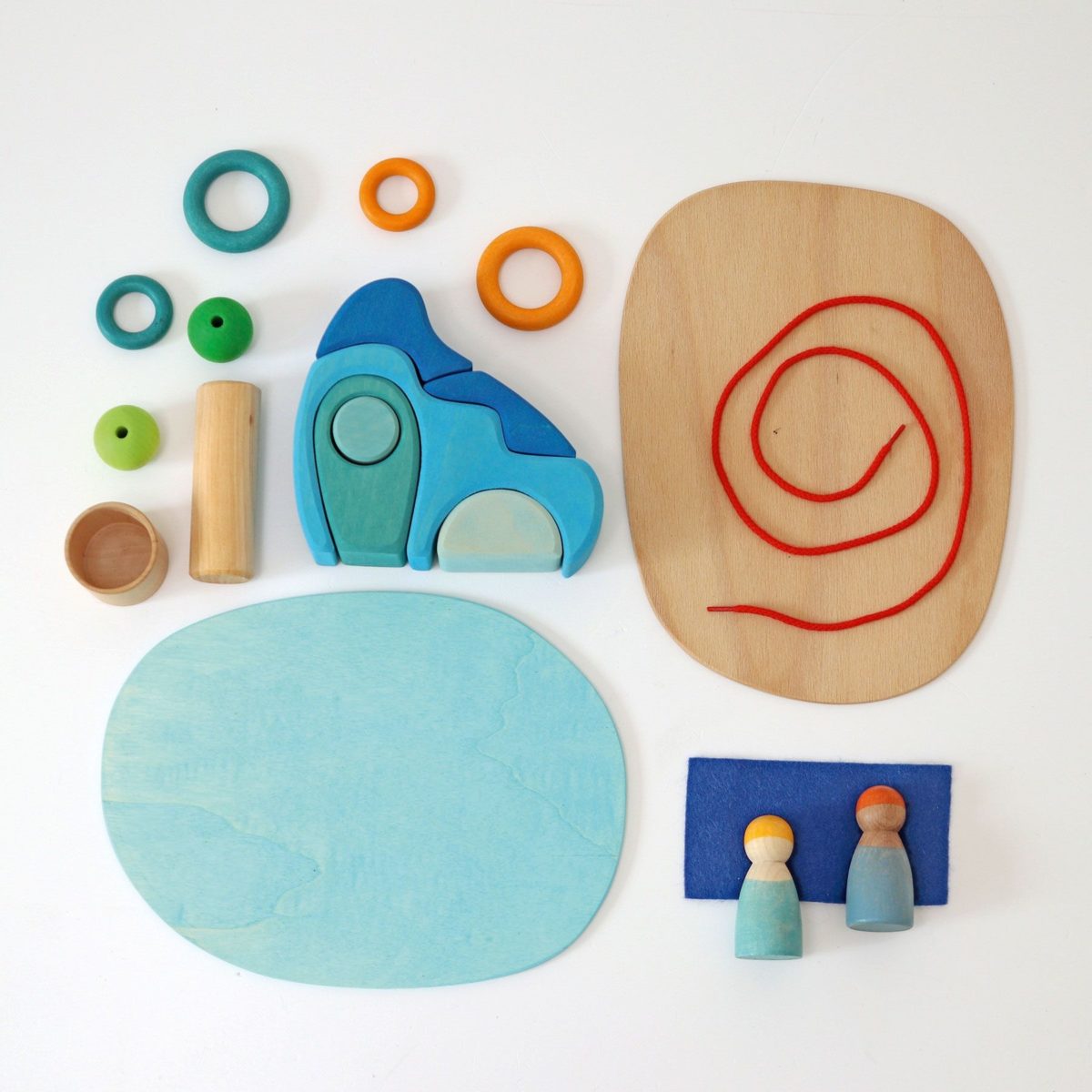 Grimm's Small World Play - By The Water | | Grimm's Spiel and Holz | Little Acorn to Mighty Oaks