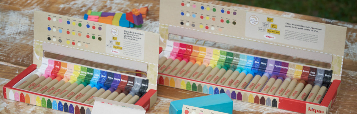Kitpas – Natural, Non-Toxic Japanese Crayons & Chalks for Kids – Little ...