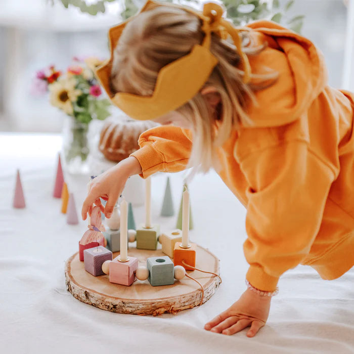 Grimm's Celebration Ring - Birthday Cubes | | Grimm's Spiel and Holz | Little Acorn to Mighty Oaks