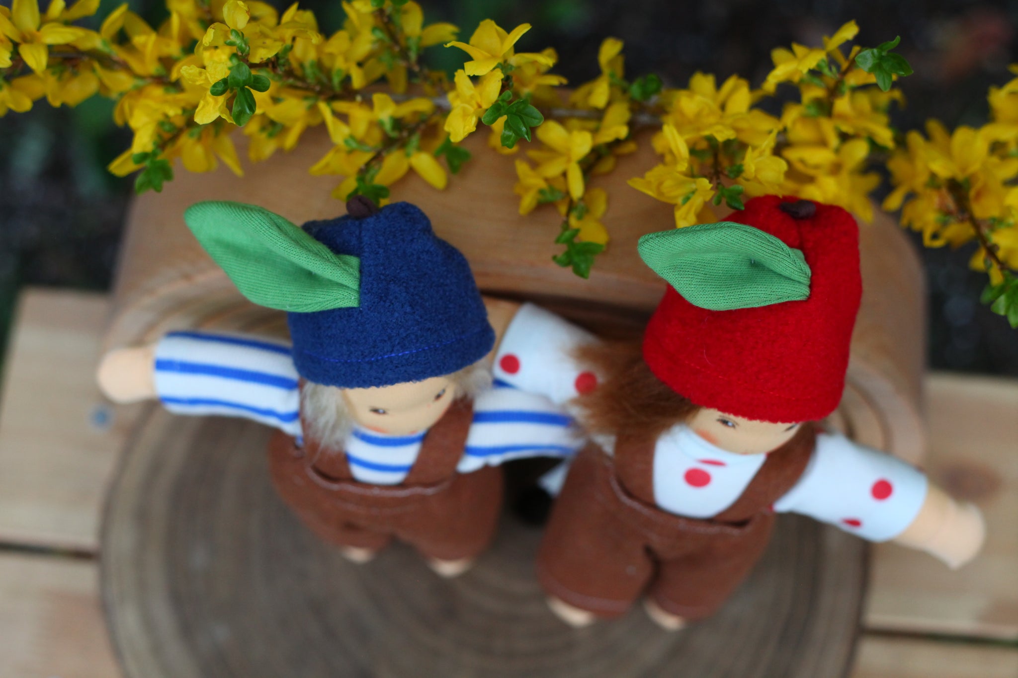 Nanchen Organic Waldorf Doll - Blueberry Child Bella - 25cm | | Nanchen | Little Acorn to Mighty Oaks