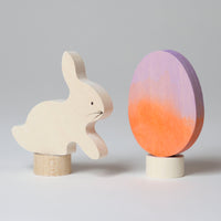 Grimm's Celebration Ring Figure - Easter Set Batik orange | | Grimm's Spiel and Holz | Little Acorn to Mighty Oaks