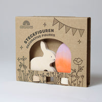 Grimm's Celebration Ring Figure - Easter Set Batik orange | | Grimm's Spiel and Holz | Little Acorn to Mighty Oaks