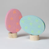 Grimm's Celebration Ring Figure - Easter Eggs Floral Duo | | Grimm's Spiel and Holz | Little Acorn to Mighty Oaks