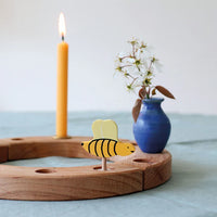Grimm's Celebration Ring Figure - Bee | | Grimm's Spiel and Holz | Little Acorn to Mighty Oaks