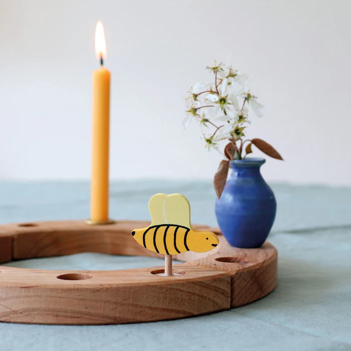 Grimm's Celebration Ring Figure - Bee | | Grimm's Spiel and Holz | Little Acorn to Mighty Oaks