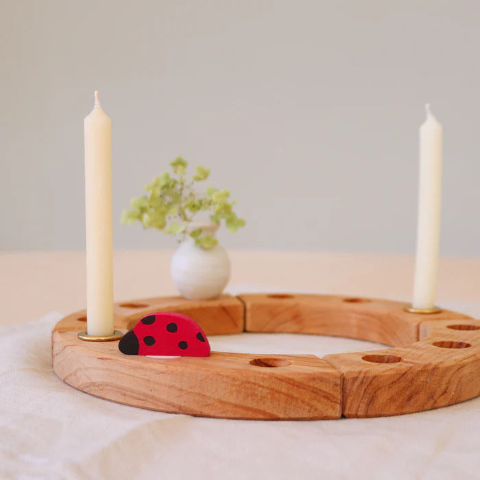 Grimm's Celebration Ring Figure - Ladybird | | Grimm's Spiel and Holz | Little Acorn to Mighty Oaks