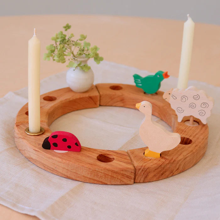 Grimm's Celebration Ring Figure - Ladybird | | Grimm's Spiel and Holz | Little Acorn to Mighty Oaks