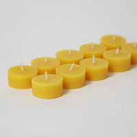 Grimm's 100% Beeswax Tealight Candle (Single) | | Grimm's Spiel and Holz | Little Acorn to Mighty Oaks