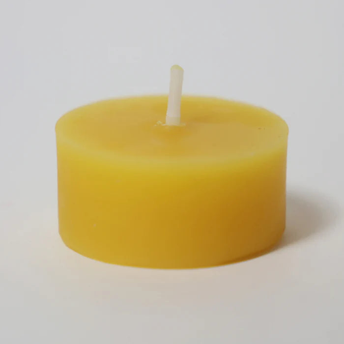 Grimm's 100% Beeswax Tealight Candle (Single) | | Grimm's Spiel and Holz | Little Acorn to Mighty Oaks