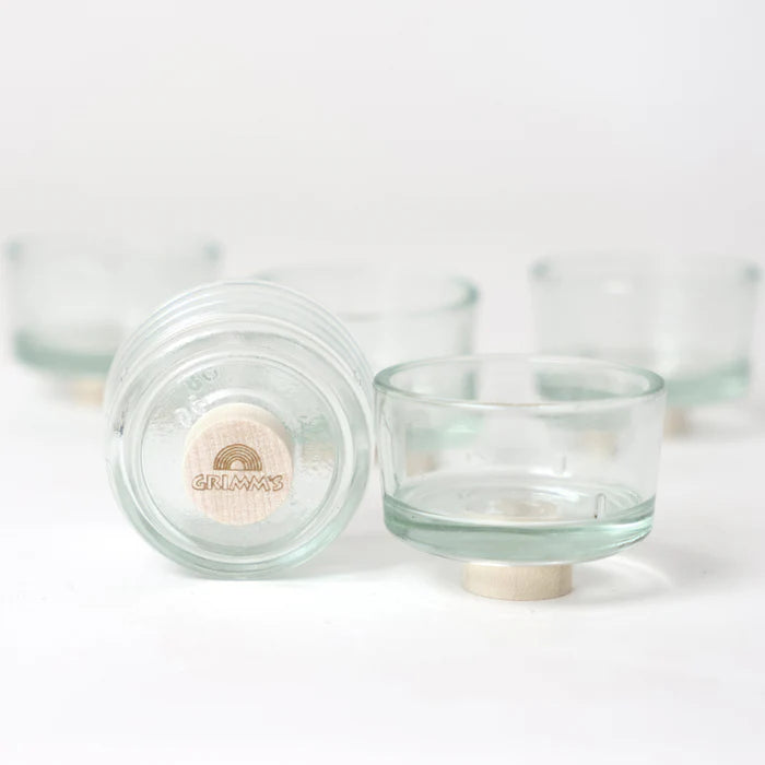 Grimm's Glass Tealight Candle Holder (Single) | | Grimm's Spiel and Holz | Little Acorn to Mighty Oaks