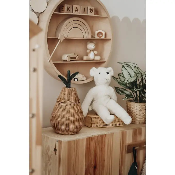 Senger Naturwelt - Organic Floppy Animal - White Bear | Large | | Senger Naturwelt | Little Acorn to Mighty Oaks