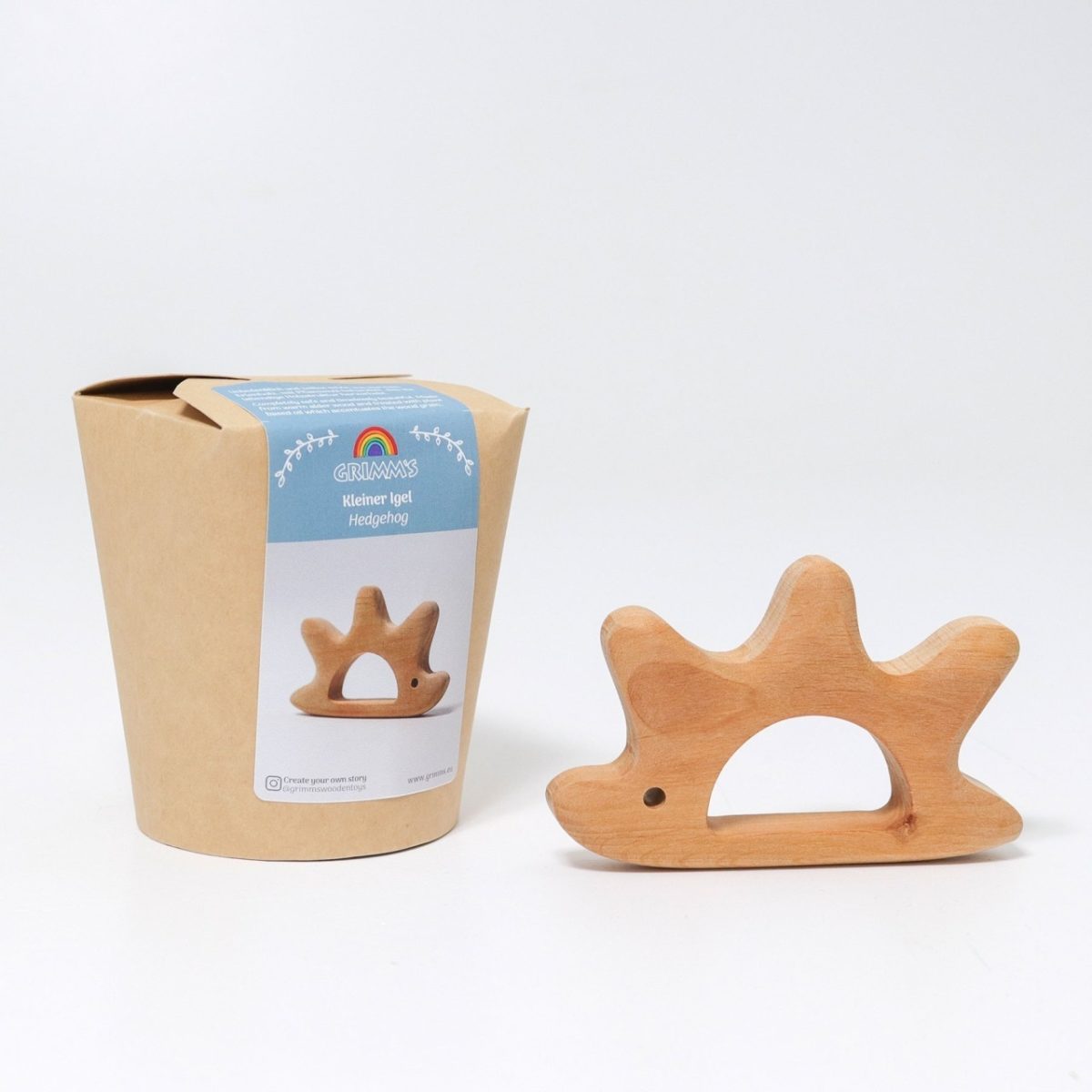 Grimm's Hedgehog Grasping Toy | | Grimm's Spiel and Holz | Little Acorn to Mighty Oaks