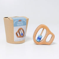 Grimm's Klipp Klapp Blue Rattle | | Grimm's Spiel and Holz | Little Acorn to Mighty Oaks