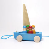 Grimm's Large Land Yacht with Four Sailors | | Grimm's Spiel and Holz | Little Acorn to Mighty Oaks