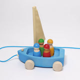 Grimm's Large Land Yacht with Four Sailors | | Grimm's Spiel and Holz | Little Acorn to Mighty Oaks