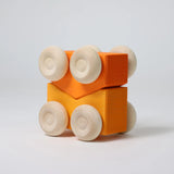 Grimm's Stacking Cars - Orange | | Grimm's Spiel and Holz | Little Acorn to Mighty Oaks