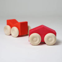 Grimm's Stacking Cars - Red | | Grimm's Spiel and Holz | Little Acorn to Mighty Oaks