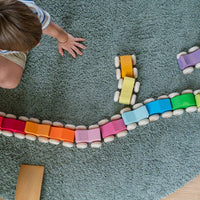 Grimm's Stacking Cars - Red | | Grimm's Spiel and Holz | Little Acorn to Mighty Oaks