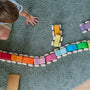 Grimm's Stacking Cars - Blue | | Grimm's Spiel and Holz | Little Acorn to Mighty Oaks