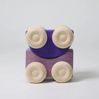 Grimm's Stacking Cars - Purple | | Grimm's Spiel and Holz | Little Acorn to Mighty Oaks