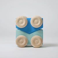 Grimm's Stacking Cars - Blue | | Grimm's Spiel and Holz | Little Acorn to Mighty Oaks